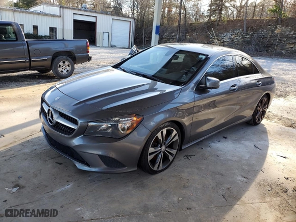 2015 Mercedes-Benz CLA-Class CLA 250 with VIN WDDSJ4GB1FN278928, listed as a Copart auction lot 48230815 with 163,615 mi miles and Clean Title. Bid and sale history available at carsss.com. Image 1.