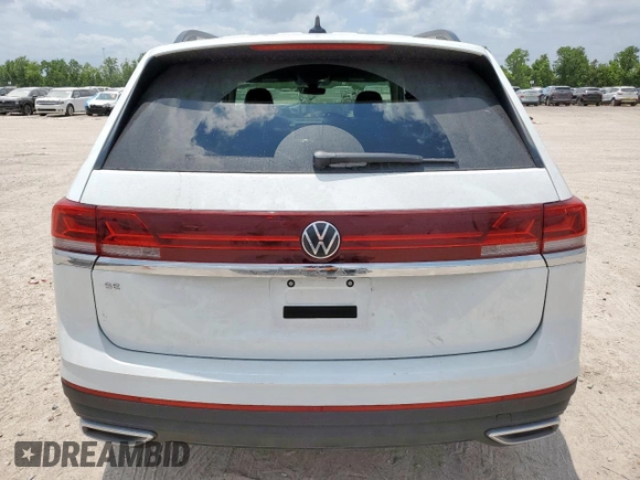 2024 Volkswagen Atlas SE с VIN 1V2DR2CA1RC503800, выставлен на аукционе Copart как лот 58160815 с пробегом 11 278 миль миль и Списание • Salvage title. История ставок и продаж доступна на DreamBid. Изображение 6.