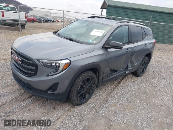 2021 GMC Terrain SLT with VIN 3GKALVEV6ML353238, listed as a IAAI auction lot 41539486 with 84,661 mi miles and . Bid and sale history available at DreamBid. Image 17.