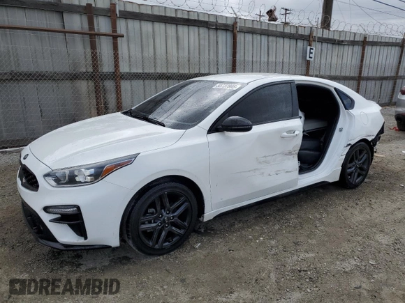 2021 Kia Forte GT-Line z VIN 3KPF34AD5ME269277, wystawiony jako Copart lot #55737805 z przebiegiem 74 208 mil mil oraz Szkoda całkowita • Salvage title. Historia ofert i sprzedaży dostępna na DreamBid. Obrazek 1.