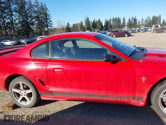 1996 Ford Mustang with VIN 1FALP4042TF180575, listed as a IAAI auction lot 41561882 with 248,183 mi miles. Bid and sale history available at carsss.com. Image 13.