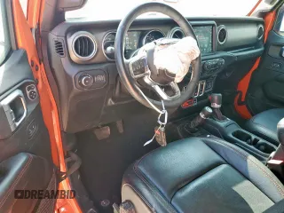 2018 Jeep Wrangler Rubicon with VIN 1C4HJXCGXJW285578, listed as a Copart auction lot 59443035 with 54,989 mi miles and Salvage title. Bid and sale history available at DreamBid. Image 8.
