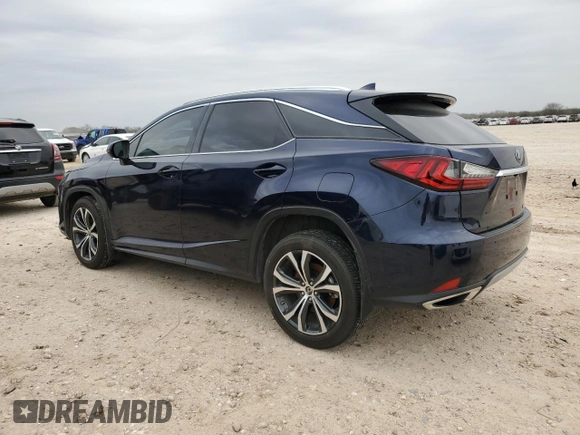 2022 Lexus RX with VIN 2T2HZMAAXNC256730, listed as a Copart auction lot 44689865 with 31,877 mi miles and Salvage Title. Bid and sale history available at carsss.com. Image 2.
