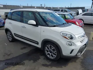 2015 FIAT 500L Urbana Trekking with VIN ZFBCFADH0FZ036456, listed as a IAAI auction lot 41537239 with 141,162 mi miles and . Bid and sale history available at DreamBid. Image 1.