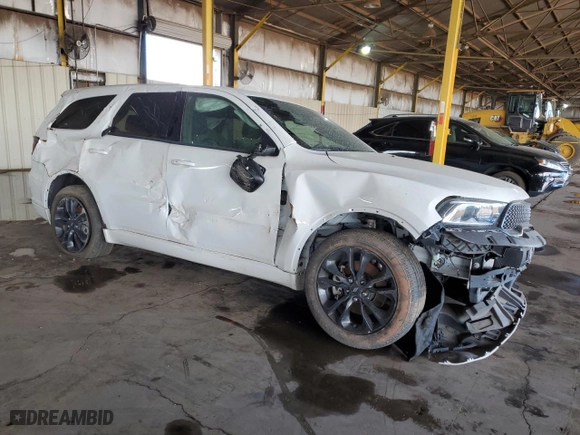 2022 Dodge Durango SXT with VIN 1C4RDJAGXNC223018, listed as a Copart auction lot 45377015 with 0 mi miles and Non Repairable. Bid and sale history available at carsss.com. Image 4.