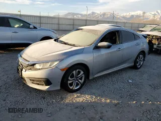 2016 Honda Civic Sedan LX with VIN 19XFC2F57GE213772, listed as a Copart auction lot 43185345 with 142,588 mi miles and Salvage Title. Bid and sale history available at carsss.com. Image 1.