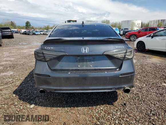 2022 Honda Civic Touring z VIN 2HGFE1F91NH304319, wystawiony jako Copart lot #55896485 z przebiegiem 56 476 mil mil oraz Szkoda całkowita • Salvage title. Historia ofert i sprzedaży dostępna na DreamBid. Obrazek 6.
