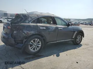 2010 Infiniti FX with VIN JN8AS1MU9AM802109, listed as a Copart auction lot 69224524 with 167,256 mi miles and Salvage Title. Bid and sale history available at carsss.com. Image 3.