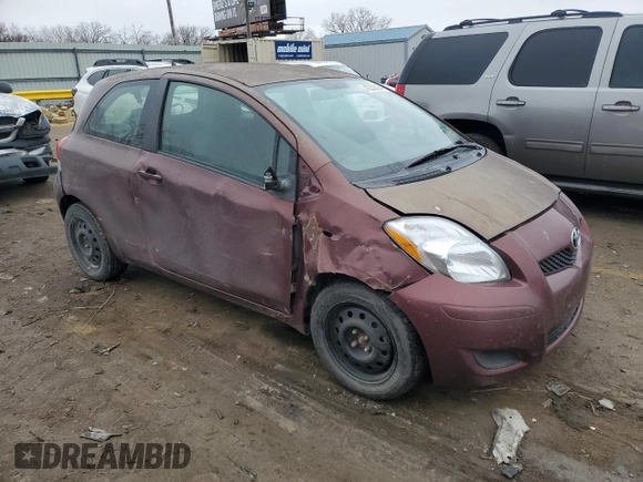 2009 Toyota Yaris with VIN JTDJT903795256324, listed as a Copart auction lot 43238205 with 278,391 mi miles and Clean Title. Bid and sale history available at DreamBid. Image 4.