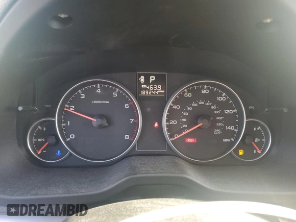 2013 Subaru Legacy Premium with VIN 4S3BMBC61D3039838, listed as a Copart auction lot 59431575 with 189,244 mi miles and Clean title. Bid and sale history available at DreamBid. Image 9.