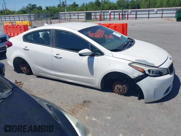 2017 Kia Forte LX with VIN 3KPFL4A70HE008347, listed as a IAAI auction lot 42028615 with 1 mi miles. Bid and sale history available at carsss.com. Image 12.