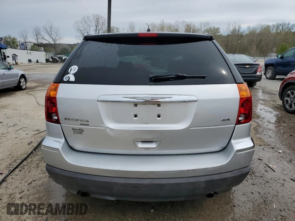 2007 Chrysler Pacifica Touring with VIN 2A8GM68X17R142423, listed as a Copart auction lot 51990075 with 206,186 mi miles and Salvage Title. Bid and sale history available at carsss.com. Image 6.