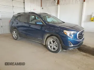 2021 GMC Terrain SLE with VIN 3GKALTEV5ML387420, listed as a Copart auction lot 48223765 with 33,424 mi miles and Salvage title. Bid and sale history available at DreamBid. Image 4.