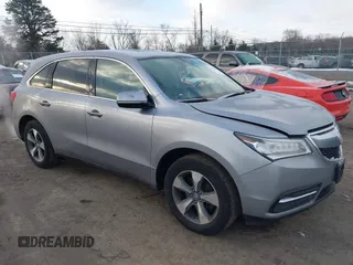 2016 Acura MDX with VIN 5FRYD4H28GB035495, listed as a IAAI auction lot 41406544 with 113,250 mi miles. Bid and sale history available at carsss.com. Image 1.