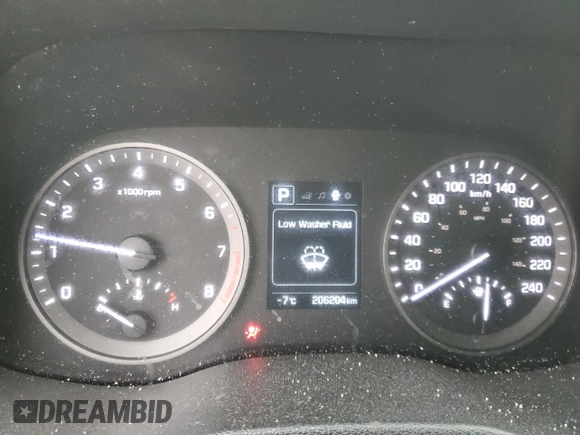 2018 Hyundai Tucson SEL with VIN KM8J3CA45JU745606, listed as a Copart auction lot 58669825 with 206,204 mi miles and Salvage title. Bid and sale history available at DreamBid. Image 9.