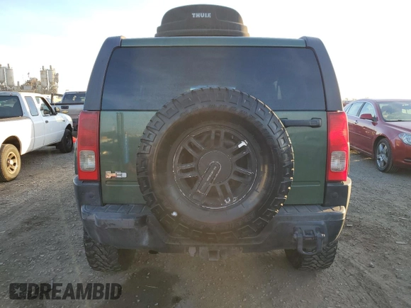 2006 Hummer H3 with VIN 5GTDN136468273891, listed as a Copart auction lot 86154524 with 177,495 mi miles and Salvage Title. Bid and sale history available at carsss.com. Image 6.
