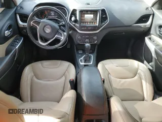 2018 Jeep Cherokee Limited with VIN 1C4PJMDX3JD554279, listed as a Copart auction lot 84880804 with 135,630 mi miles and Salvage Title. Bid and sale history available at carsss.com. Image 8.