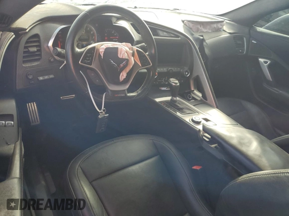 2016 Chevrolet Corvette Z06 3LZ with VIN 1G1YU2D64G5606750, listed as a Copart auction lot 85672634 with 52,227 mi miles and Salvage Title. Bid and sale history available at carsss.com. Image 8.