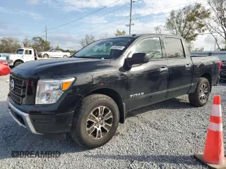 2021 Nissan Titan S with VIN 1N6AA1EC5MN526527, listed as a Copart auction lot 83692604 with 47,312 mi miles and Non repairable. Bid and sale history available at DreamBid. Image 1.