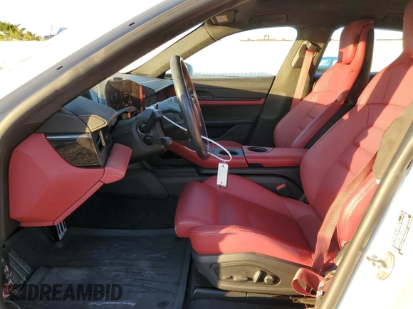 2022 Porsche Taycan 4 with VIN WP0BA2Y10NSA67274, listed as a Copart auction lot 84293924 with 33,234 mi miles and Salvage title. Bid and sale history available at DreamBid. Image 7.