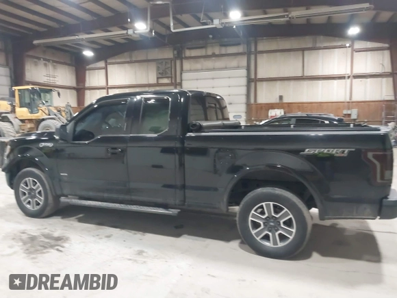 2017 Ford F-150 XL with VIN 1FTEX1EP0HFB72292, listed as a IAAI auction lot 41649699 with 102,132 mi miles. Bid and sale history available at carsss.com. Image 15.