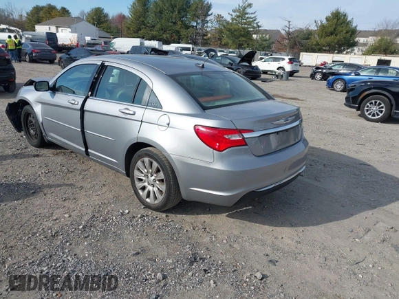 2014 Chrysler 200 LX with VIN 1C3CCBAB9EN204844, listed as a IAAI auction lot 41002852 with 143,439 mi miles. Bid and sale history available at carsss.com. Image 3.