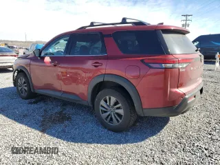 2023 Nissan Pathfinder SV z VIN 5N1DR3BCXPC228852, wystawiony jako Copart lot #47326865 z przebiegiem 73 379 mil mil oraz Szkoda całkowita • Salvage title. Historia ofert i sprzedaży dostępna na DreamBid. Obrazek 2.