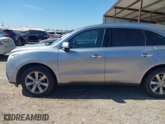 2016 Acura MDX w/Advance with VIN 5FRYD4H96GB034228, listed as a IAAI auction lot 41673425 with 109,208 mi miles. Bid and sale history available at carsss.com. Image 15.