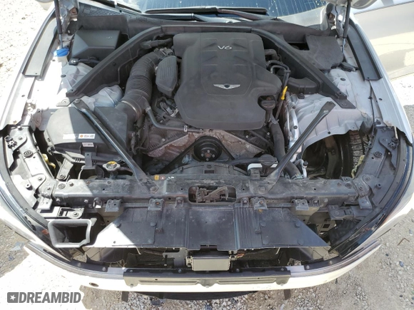 2017 Genesis G80 3.8L with VIN KMHGN4JE9HU177552, listed as a Copart auction lot 68233884 with 72,861 mi miles and Salvage Title. Bid and sale history available at carsss.com. Image 11.