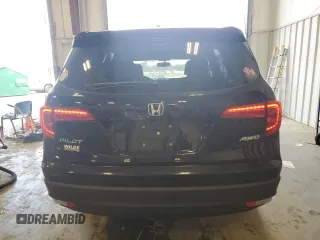 2017 Honda Pilot EX-L with VIN 5FNYF6H57HB091429, listed as a Copart auction lot 54147735 with 151,201 mi miles and Non Repairable. Bid and sale history available at DreamBid. Image 6.
