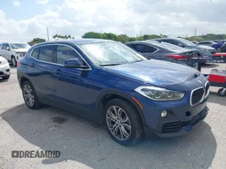 2020 BMW X2 sDrive28i with VIN WBXYH9C07L5P63932, listed as a IAAI auction lot 41723330 with 49,338 mi miles. Bid and sale history available at carsss.com. Image 1.