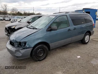 2001 Toyota Sienna LE with VIN 4T3ZF13C21U354424, listed as a Copart auction lot 50260675 with 235,787 mi miles and Non Repairable. Bid and sale history available at carsss.com. Image 1.
