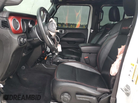 2018 Jeep Wrangler Unlimited Rubicon z VIN 1C4HJXFN5JW198679, wystawiony jako Copart lot #46164715 z przebiegiem 103 795 mil mil oraz Szkoda całkowita • Salvage title. Historia ofert i sprzedaży dostępna na DreamBid. Obrazek 7.
