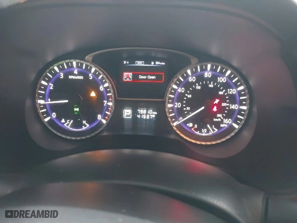2018 Infiniti QX60 with VIN 5N1DL0MM5JC514959, listed as a IAAI auction lot 41291095 with 79,810 mi miles. Bid and sale history available at carsss.com. Image 7.