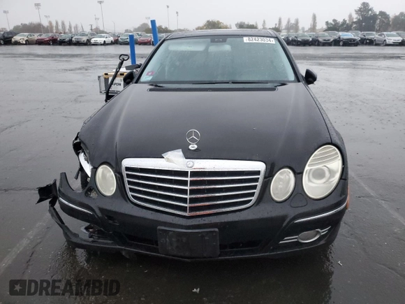 2008 Mercedes-Benz E-Class Sport 5.5L with VIN WDBUF72X98B213031, listed as a Copart auction lot 82423034 with 0 mi miles and Salvage Title. Bid and sale history available at carsss.com. Image 5.