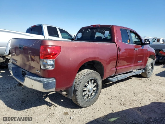 2007 Toyota Tundra SR5 with VIN 5TBBT541X7S458032, listed as a Copart auction lot 46578185 with 225,002 mi miles and Clean Title. Bid and sale history available at carsss.com. Image 3.