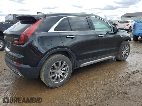2020 Cadillac XT4 AWD Premium Luxury with VIN 1GYFZDR44LF051848, listed as a Copart auction lot 53104295 with 23,339 mi miles and Salvage Title. Bid and sale history available at DreamBid. Image 3.