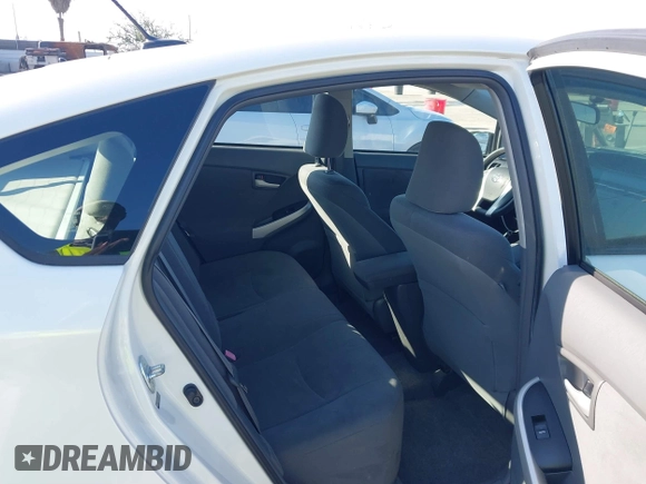 2011 Toyota Prius I with VIN JTDKN3DU6B1342882, listed as a IAAI auction lot 41763788 with 137,120 mi miles. Bid and sale history available at carsss.com. Image 8.