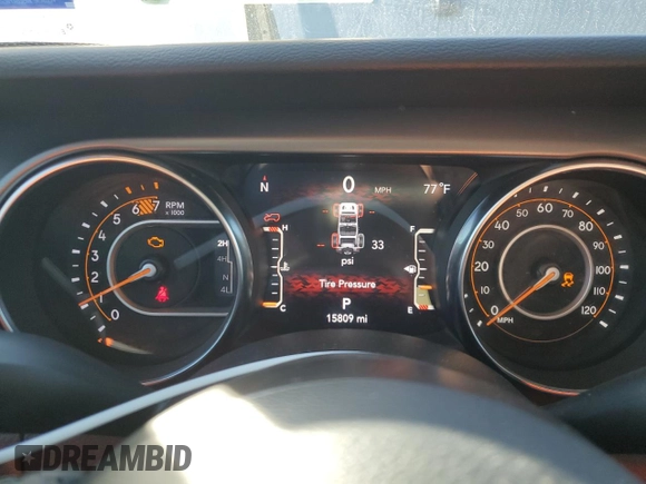2023 Jeep Wrangler Sport S with VIN 1C4HJXDN9PW522356, listed as a Copart auction lot 85493604 with 15,809 mi miles and Clean Title. Bid and sale history available at DreamBid. Image 9.