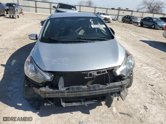 2014 Kia Forte EX with VIN KNAFX4A85E5180990, listed as a Copart auction lot 47275635 with 102,026 mi miles and Salvage Title. Bid and sale history available at carsss.com. Image 5.