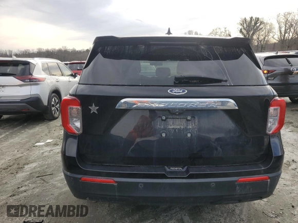 2021 Ford Explorer with VIN 1FMSK7BH6MGA26884, listed as a Copart auction lot 45378165 with 67,407 mi miles and Salvage Title. Bid and sale history available at carsss.com. Image 6.