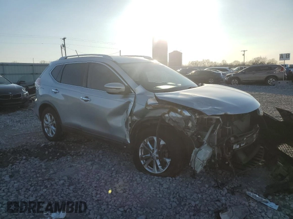 2016 Nissan Rogue SV with VIN KNMAT2MT8GP674488, listed as a Copart auction lot 43393465 with 112,949 mi miles and Salvage Title. Bid and sale history available at carsss.com. Image 4.