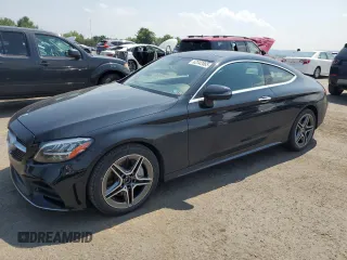 2019 Mercedes-Benz C 300 with VIN WDDWJ8EBXKF776237, listed as a Copart auction lot 62342065 with 55,031 mi miles and Salvage title. Bid and sale history available at DreamBid. Image 1.
