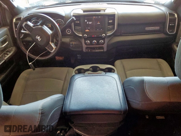 2023 Ram 2500 Big Horn with VIN 3C6UR5JL4PG544074, listed as a Copart auction lot 58923425 with 75,466 mi miles and Salvage title. Bid and sale history available at DreamBid. Image 8.