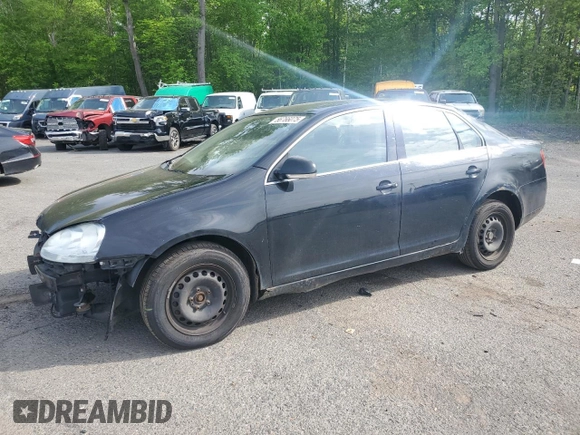 2005 Volkswagen Jetta 2.5L with VIN 3VWDG71K25M647183, listed as a Copart auction lot 62743695 with 215,241 mi miles and Salvage title. Bid and sale history available at DreamBid. Image 1.