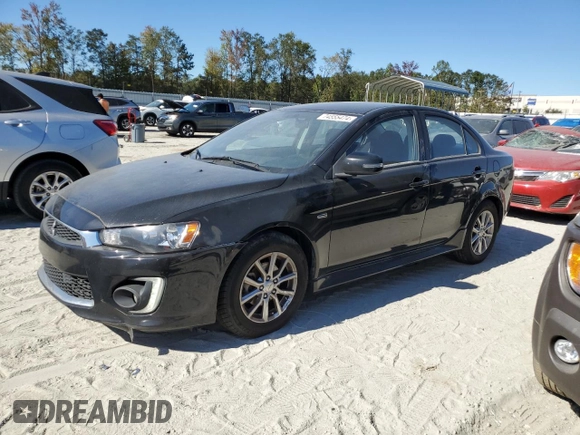 2016 Mitsubishi Lancer ES with VIN JA32U2FU9GU006769, listed as a Copart auction lot 74555474 with 207,631 mi miles and Salvage Title. Bid and sale history available at DreamBid. Image 1.