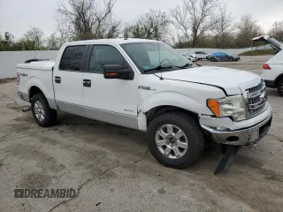 2013 Ford F-150 XL with VIN 1FTFW1ET4DFD80531, listed as a Copart auction lot 51670685 with 180,871 mi miles and Salvage Title. Bid and sale history available at carsss.com. Image 4.