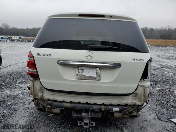 2011 Mercedes-Benz GL-Class GL 550 with VIN 4JGBF8GE7BA708312, listed as a Copart auction lot 42354585 with 158,975 mi miles and Salvage Title. Bid and sale history available at carsss.com. Image 6.