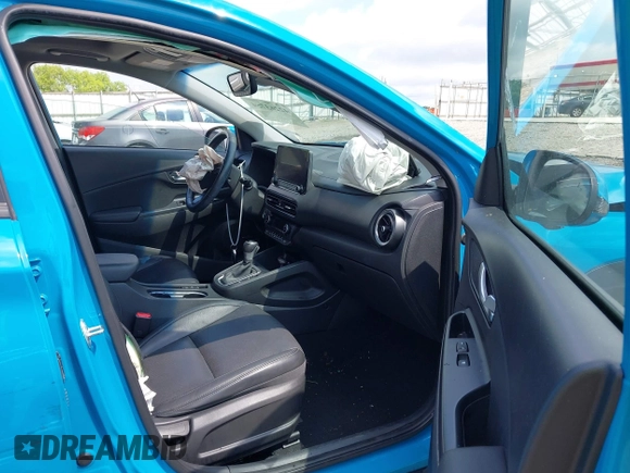 2022 Hyundai Kona Limited with VIN KM8K53A31NU897927, listed as a IAAI auction lot 42263754 with 57,916 mi miles and . Bid and sale history available at DreamBid. Image 5.