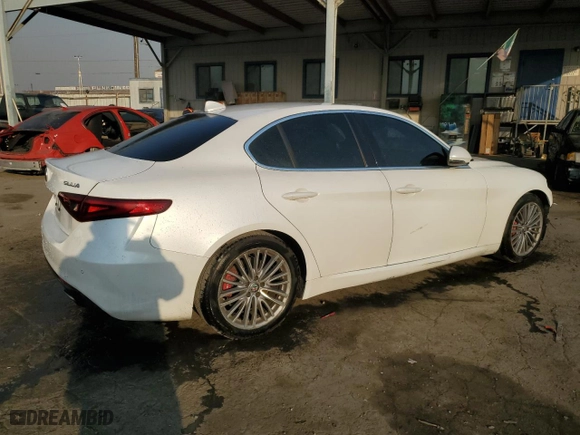 2017 Alfa Romeo Giulia Ti with VIN ZARFAECN0H7544096, listed as a Copart auction lot 87933075 with 67,101 mi miles and Salvage Title. Bid and sale history available at carsss.com. Image 3.